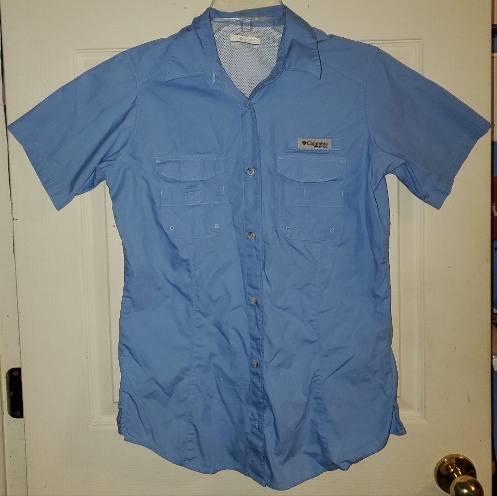 5 for $25 | Columbia PFG Women's Bonehead Button Down Short Sleeve Shirt